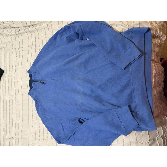Men's Blue Half-Zip Sweatshirt Size XL - Picture 1 of 5
